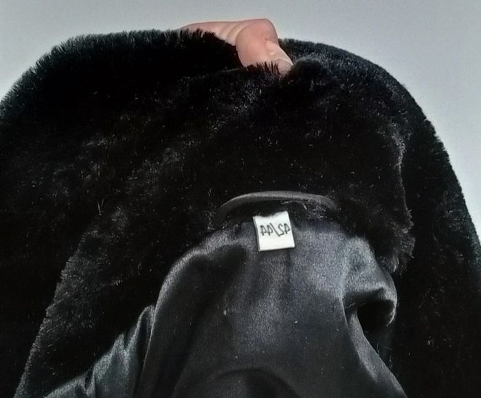 Superbe manteau fourrure noire vintage - photo numéro 16