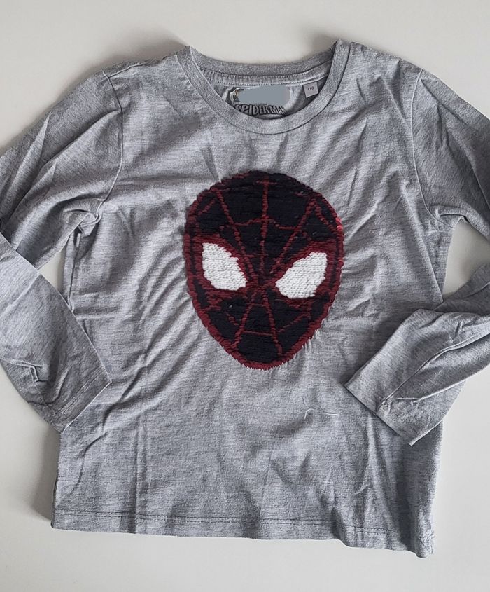 Haut manches longues Spiderman réversible - photo numéro 2