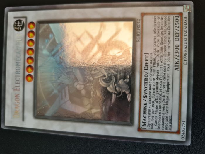 Carte Dragon Electromecanique RGBT-FR042 GHOST YuGiOh neuve - photo numéro 1