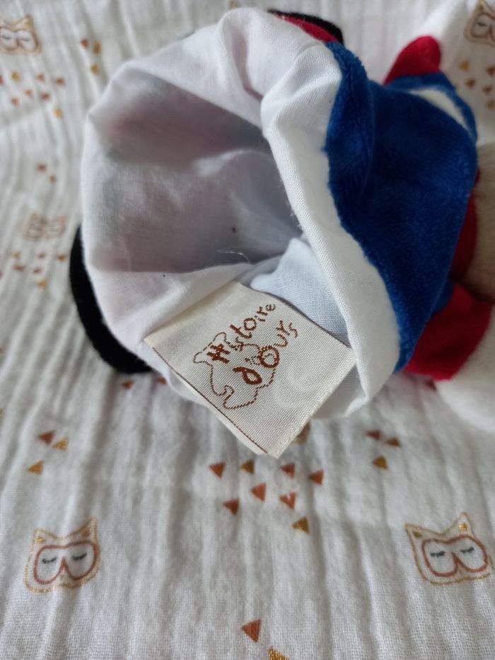 Doudou marionnette Histoire d'ours gendarme soldat - photo numéro 3