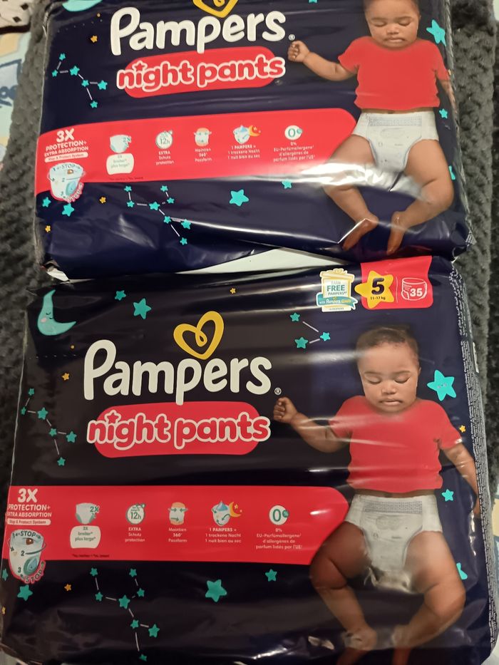 70 night pants pampers taille 5