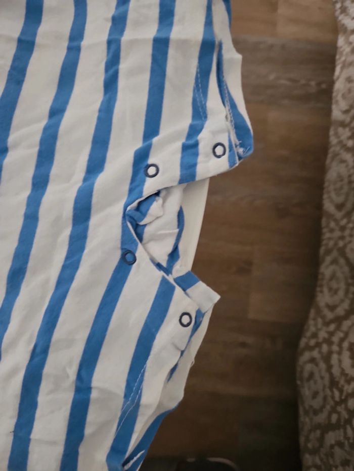 Combishort bebe en coton - photo numéro 2