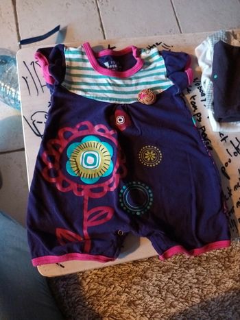 Grenouillere fille 9mois 71cm