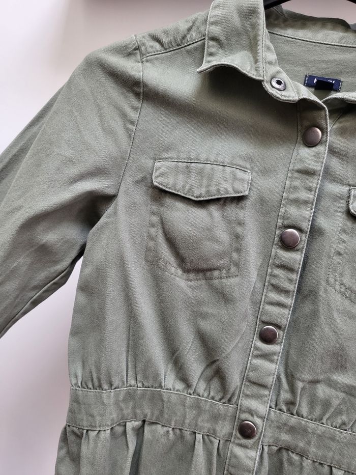 Robe en jeans kaki - photo numéro 6