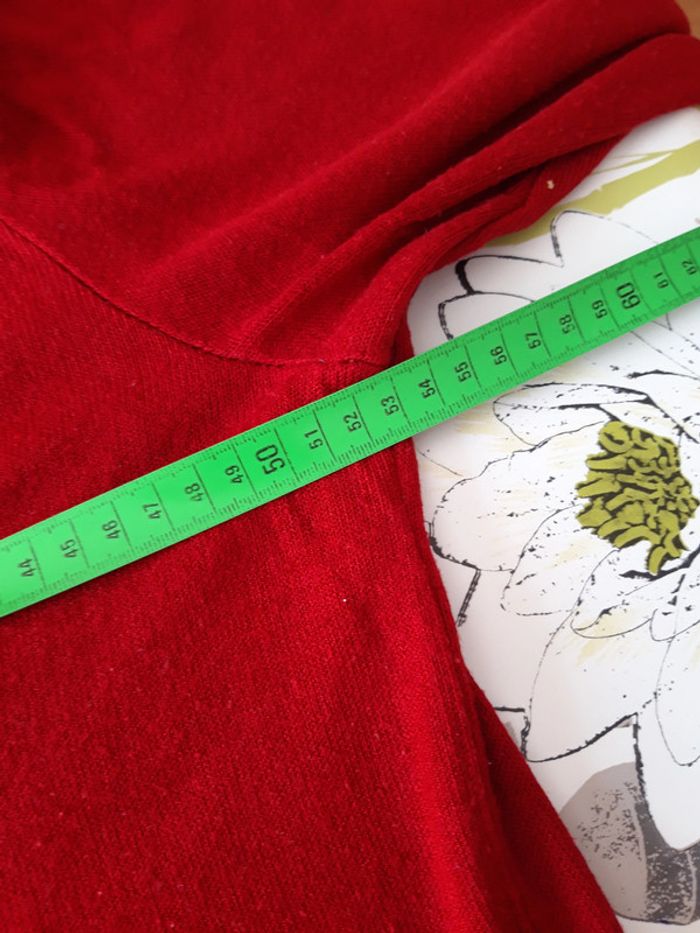 Pull rouge taille L - photo numéro 7