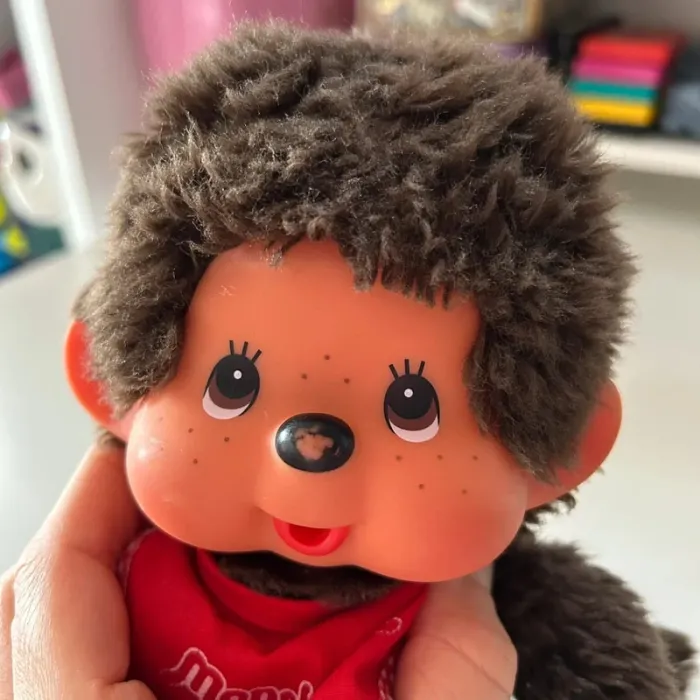 Peluche singe monchhichi taille moyenne - photo numéro 5