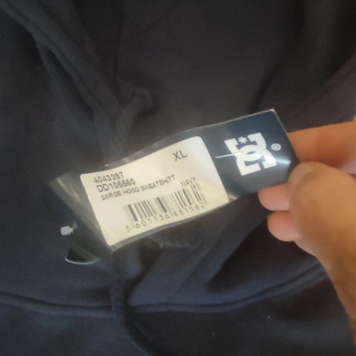 Sweat capuche y2k vintage DC Shoes Sarge skate streetwear taille XL - photo numéro 4