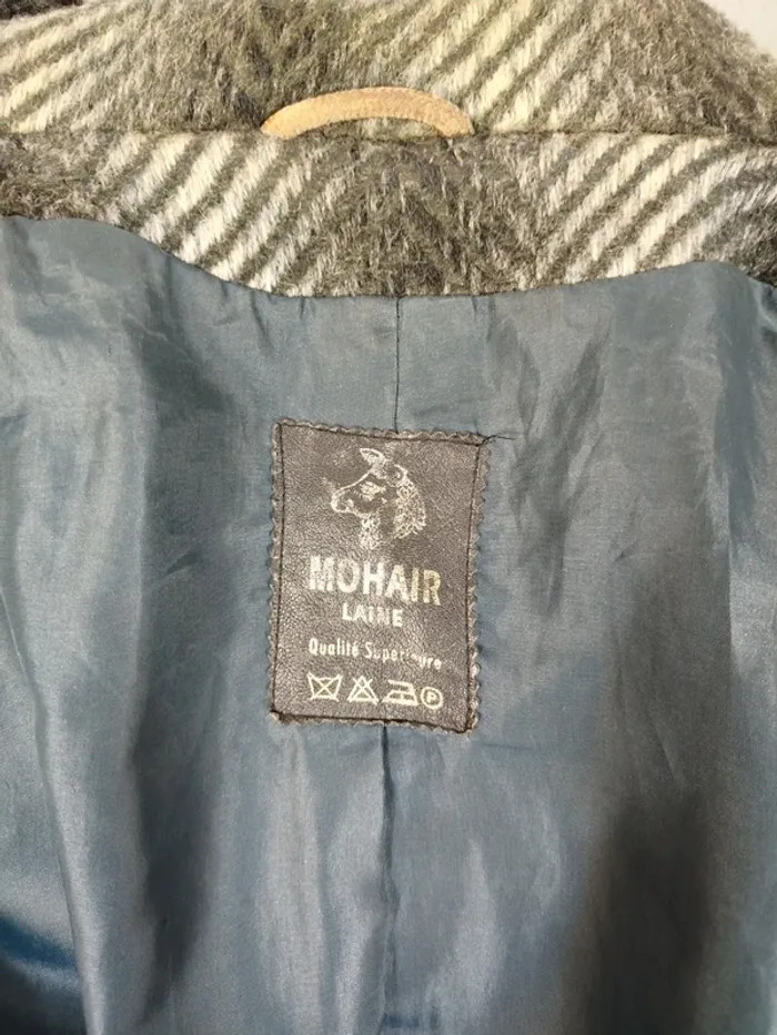 Manteau 100% Mohair Manteau long femme laine A265 - photo numéro 8