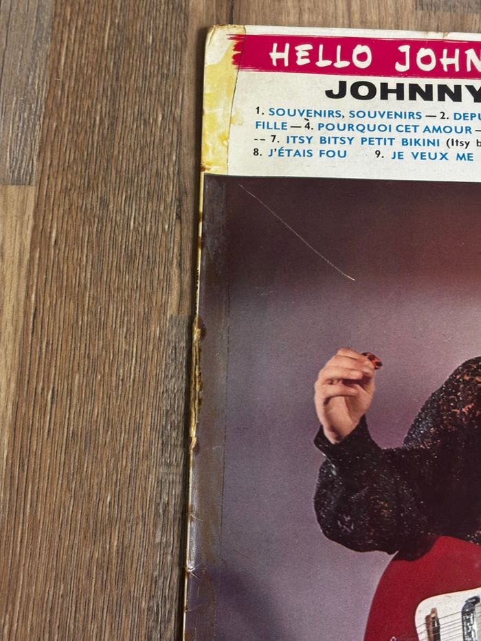 Vinyle 33 tours 25 cm Johnny Hallyday Hello Johnny - photo numéro 7