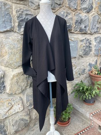 Gilet long noir neuf