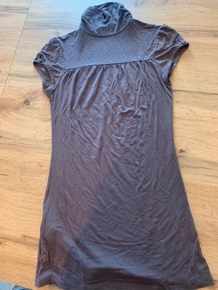 T-shirt long marron taille 2 Mim