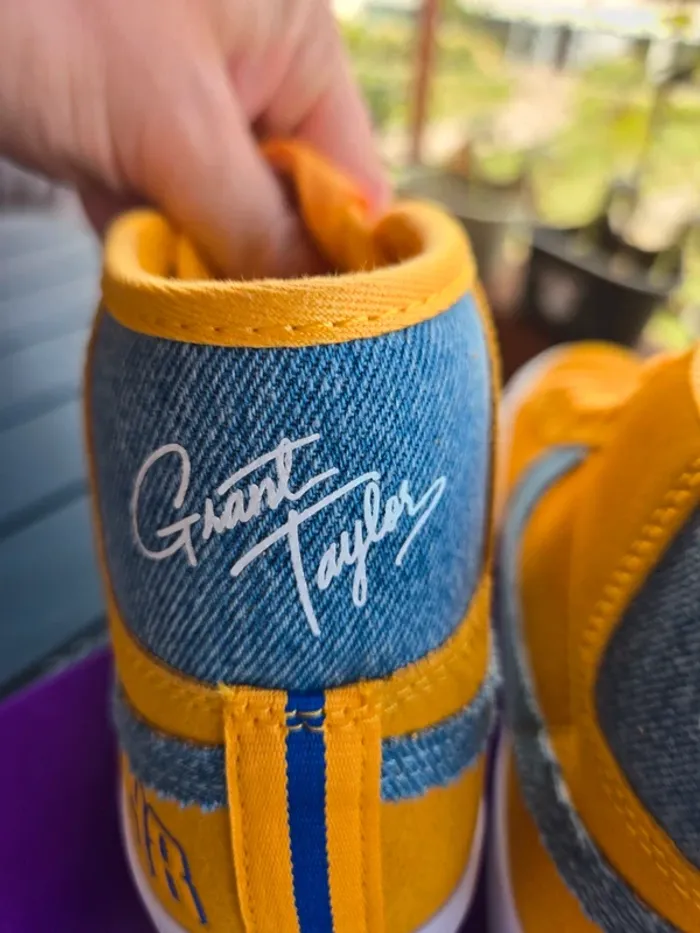 Nike zoom blazer mid grant taylor jaune jeans taille 40 neuves - photo numéro 9