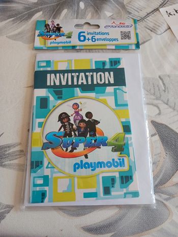 Carte invitation anniversaire garcon