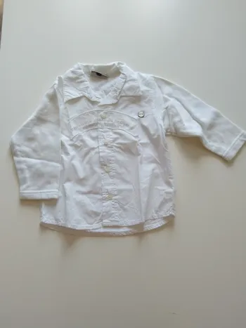 chemise blanche ikks garcon 12 mois