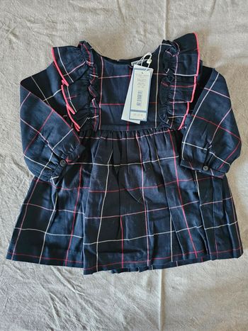 Robe manche longue jacadi 12 mois