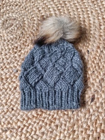 Bonnet gris vertbaudet 4/6ans