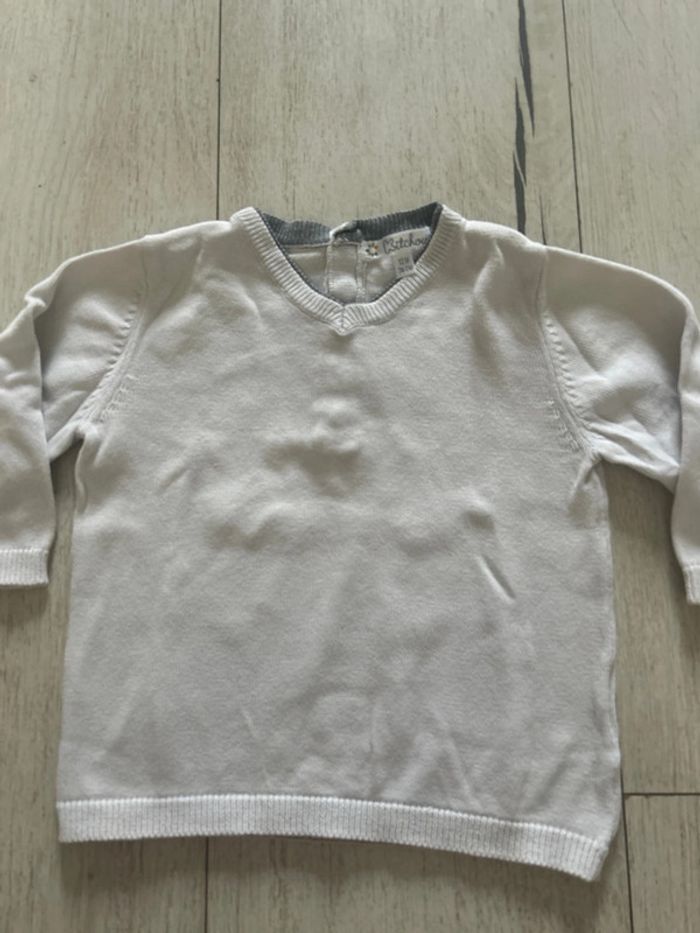 Pull blanc - photo numéro 4