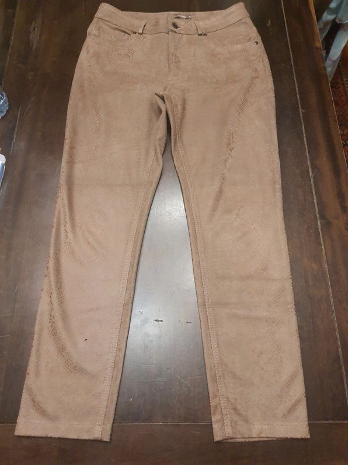 Pantalon Comme Ça marron  fr 40 - photo numéro 3