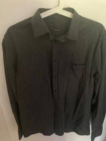 Chemise à rayure manches  longues