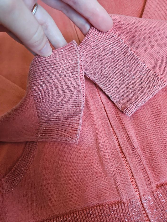 Gilet zippé corail Lc Kids 10 ans - photo numéro 3