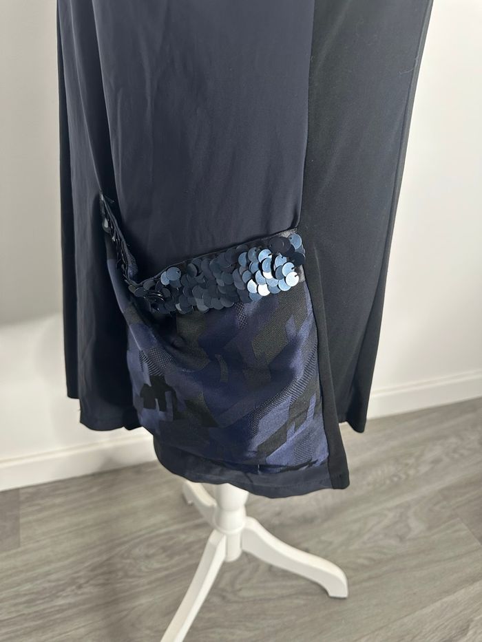 Robe bleue marine et sequins la mode est à vous T40 L - photo numéro 8