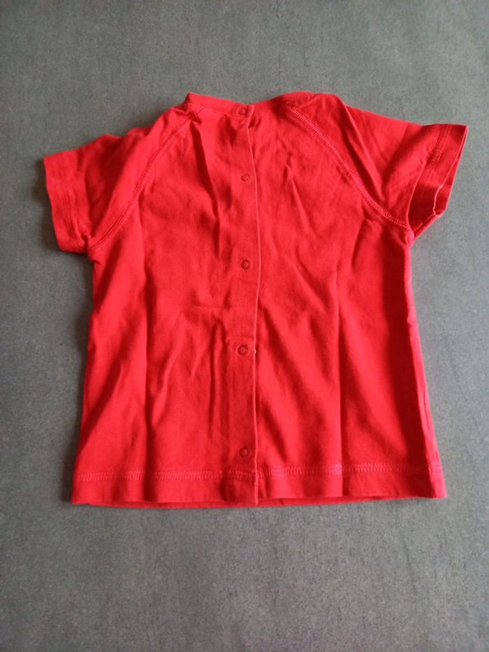 Tee shirt rouge 18 mois - photo numéro 7