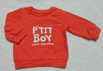 Kimbaloo pull sweat fin p'tit boy maxi champion