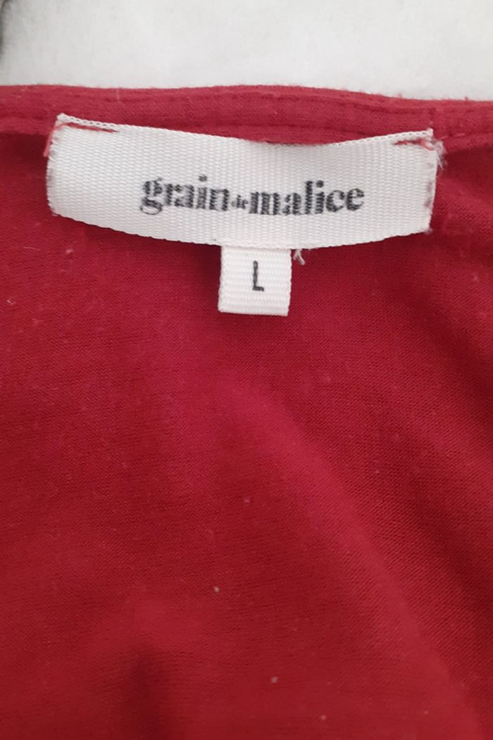 Jolie blouse couleur brique. Taille L. Grain de Malice. - photo numéro 5