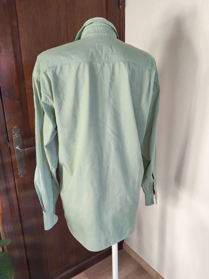 Chemise vert clair en coton Cerruti 1881 Brothers - photo numéro 3