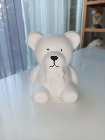 Tirelire ourson en céramique