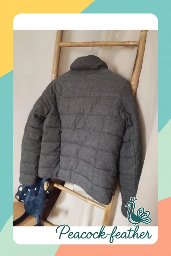 Doudoune grise la redoute 42 - photo numéro 5