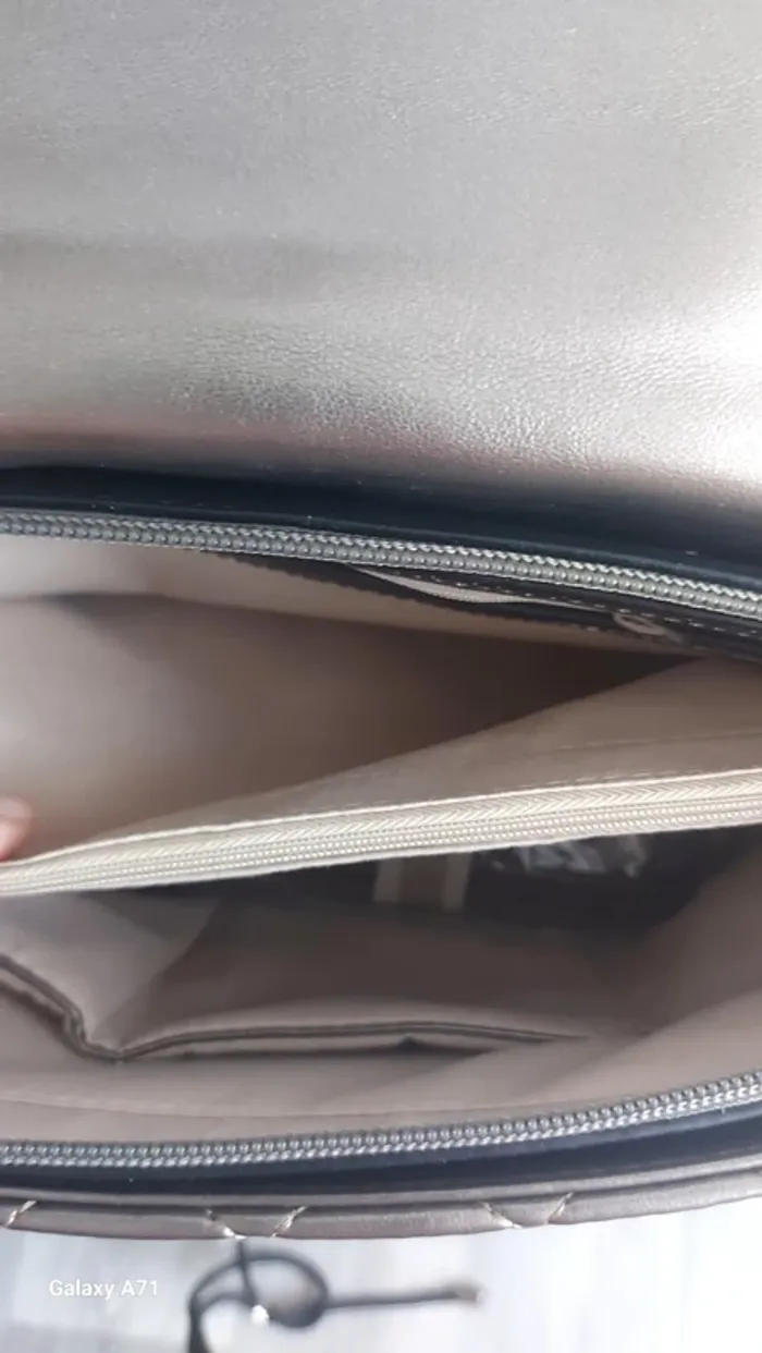 Sac à main 👜 bandoulière gris neuf - photo numéro 4