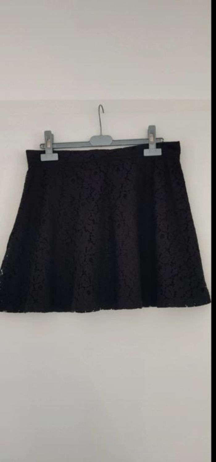 Jupe noir dentelle