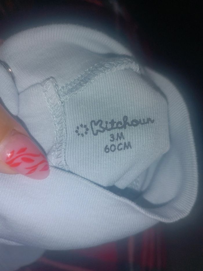 Tee shirt manches longues kitchoun 3 mois - photo numéro 3