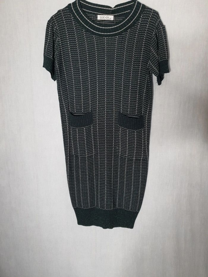 Robe pull à paillettes