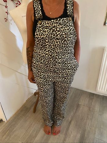 Salopette Léopard Daphnea – Taille M – Neuve avec étiquette