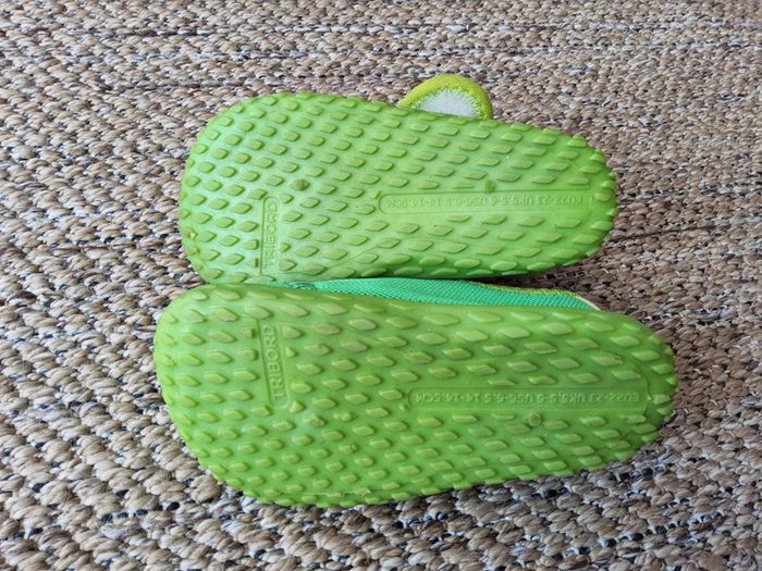 Chaussures aquatiques Aquashoes 100 bébé vertes - photo numéro 3