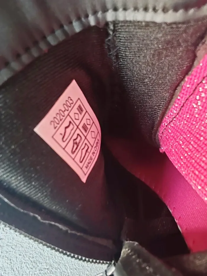 Primark Home Soft Foam Bottines Cheville Noir & Rose – Taille 31 - photo numéro 5