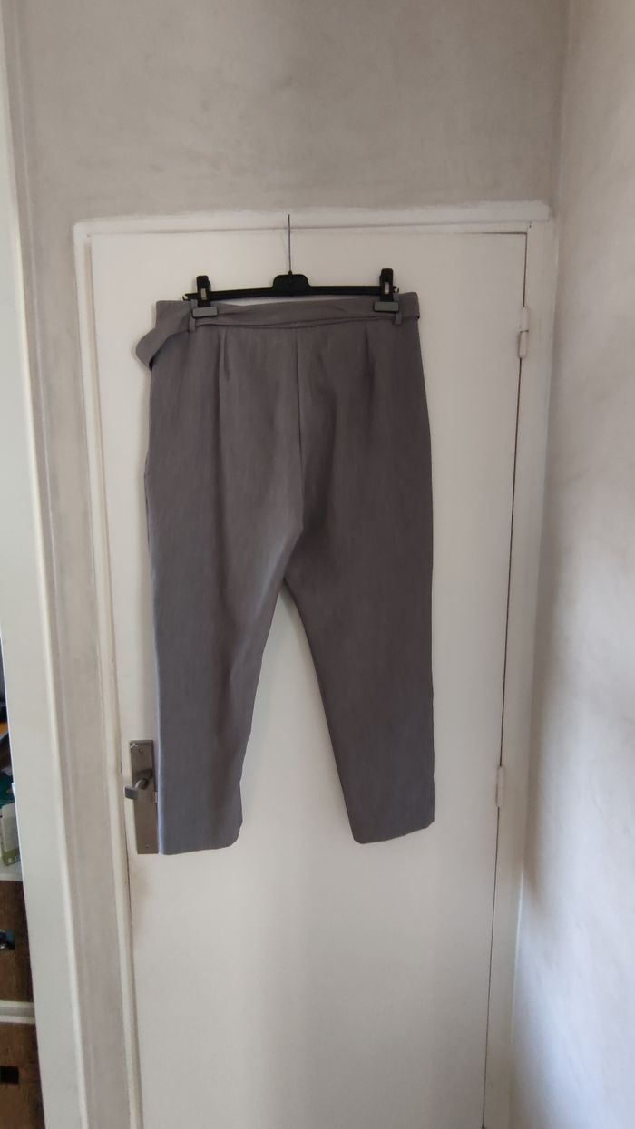 Pantalon femme Promod taille 42 couleur gris - photo numéro 6