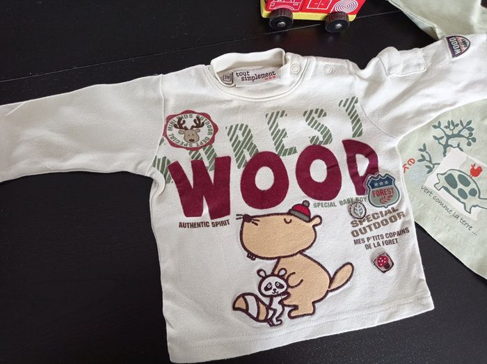 Lot de 2 tee shirts 3 mois - photo numéro 3