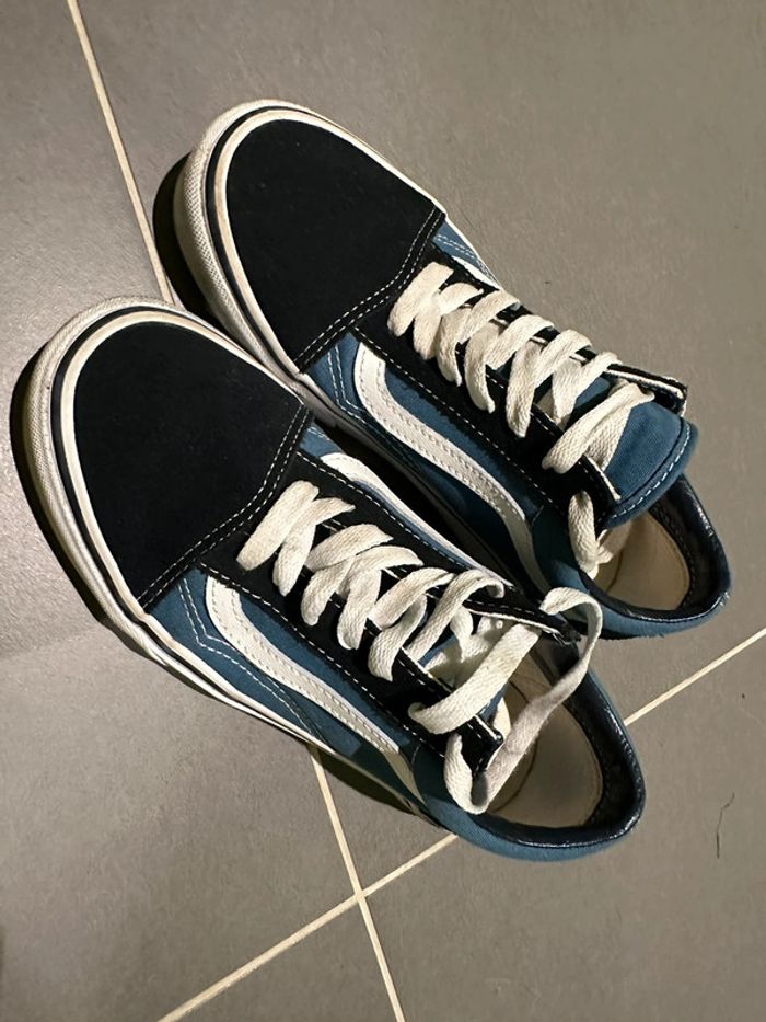 Vans bleu/bleu marine pointure 38 - photo numéro 5