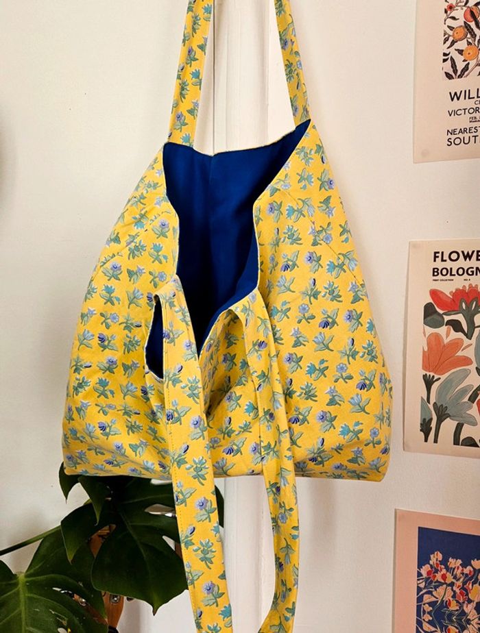 Tote bag fleuri printanier - photo numéro 2