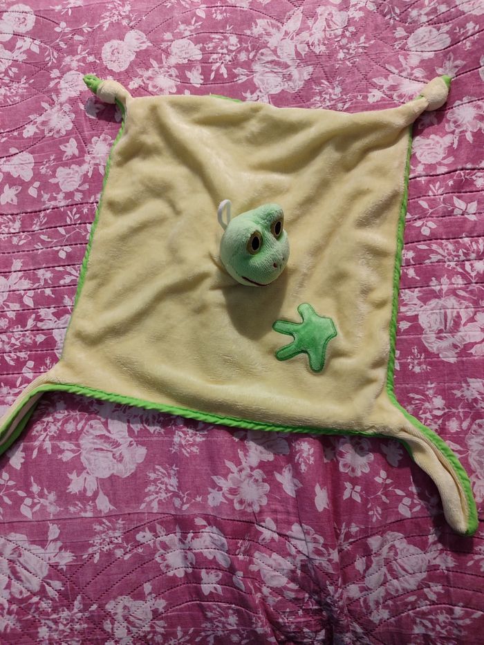 Doudou grenouille gipsy