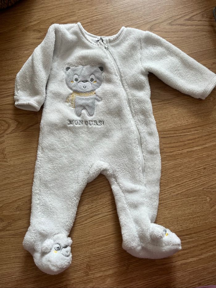 Ensemble combinaison chaude bébé 1 mois - photo numéro 2