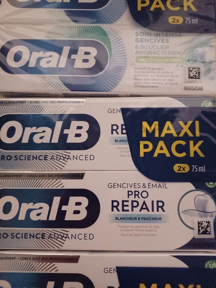 Lot 6 de dentifrices Oral B - photo numéro 3