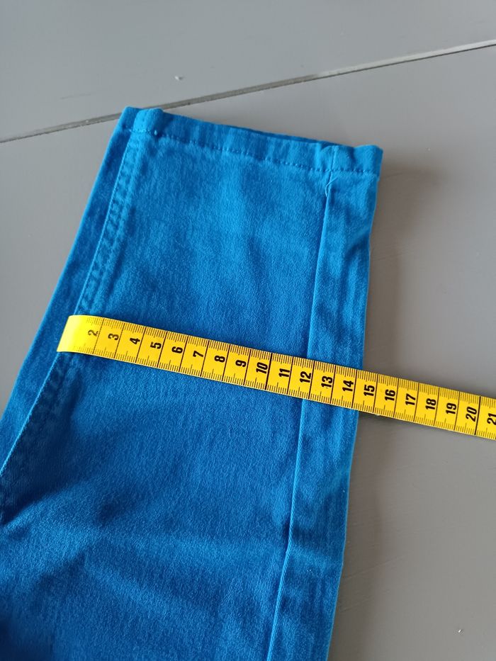 Pantalon bleu électrique galerie Lafayette taille 34 - photo numéro 7