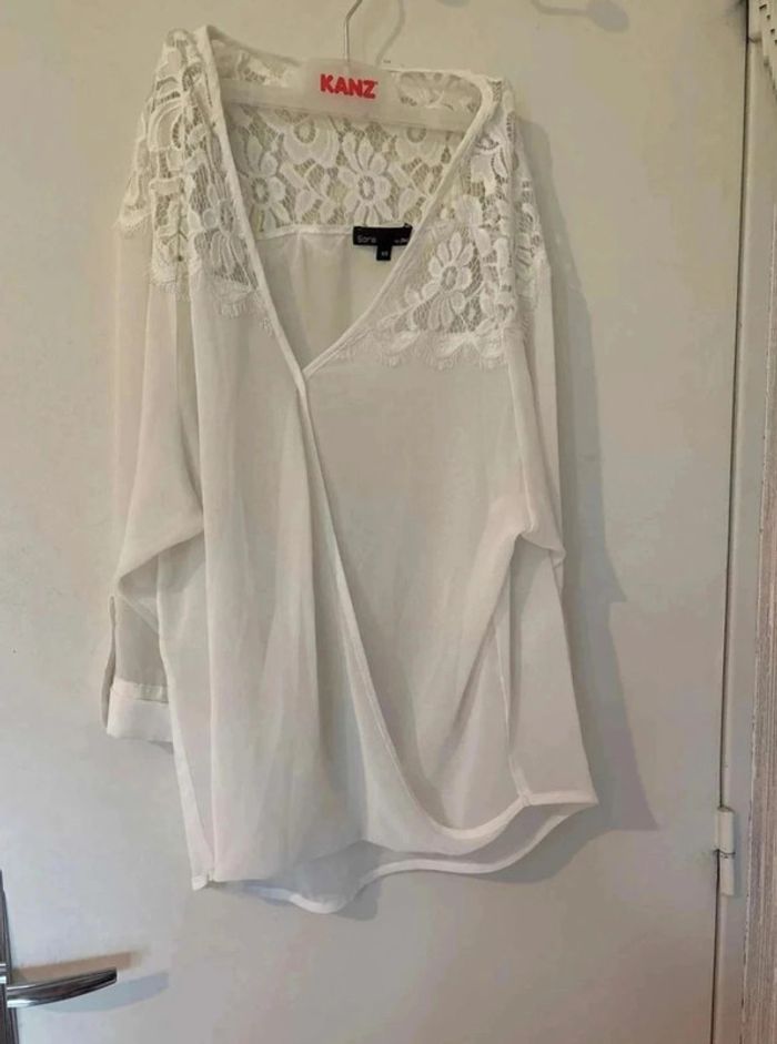 Blouse transparente taille xs marque jbc - photo numéro 2