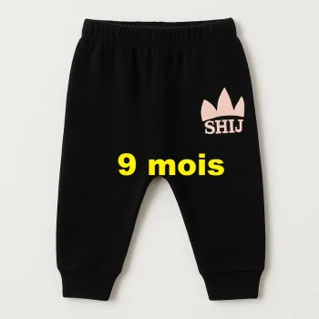 Pantalon noir style sarouel Taille 9 mois