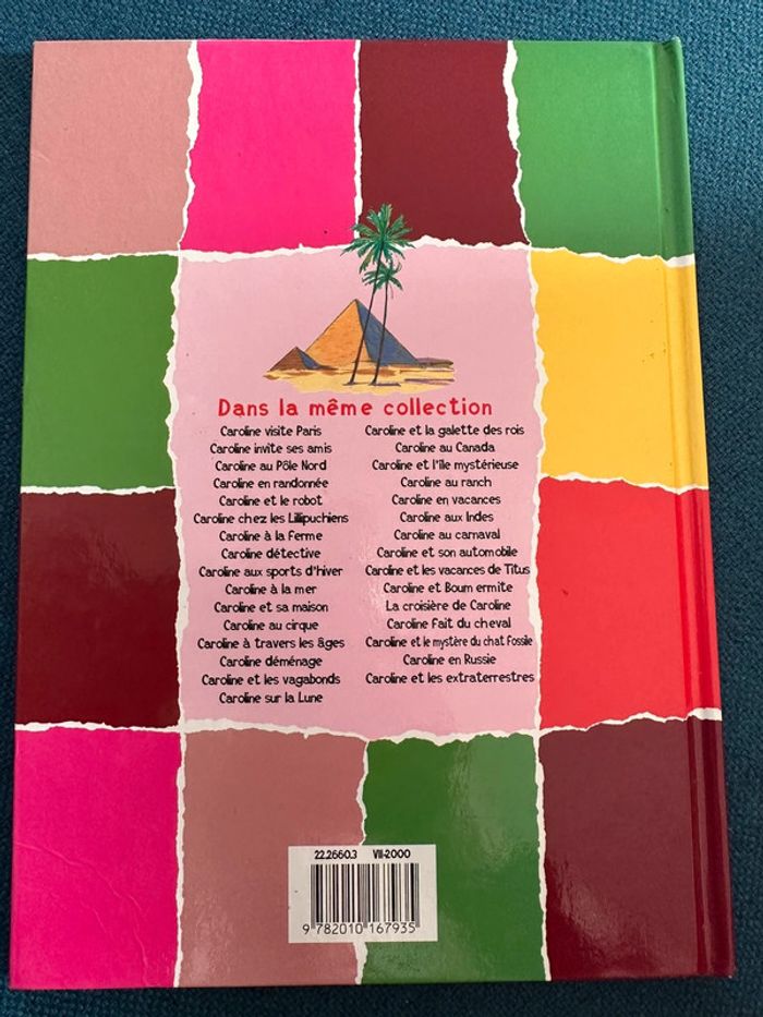Livre Caroline en Égypte album Pierre probst multicolore satisfaisant - photo numéro 2