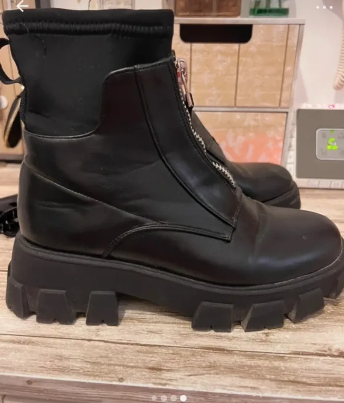 Bottines taille 38 noir - photo numéro 2